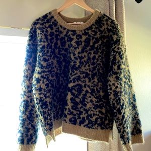 Madewell Leopard Print Sweater